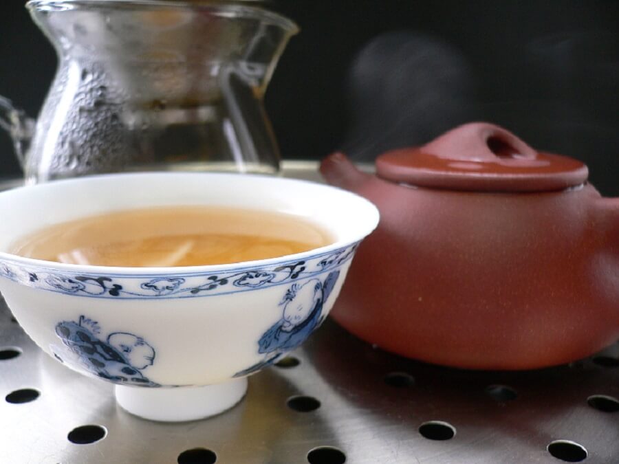 A cup of hot tea gourmet tea