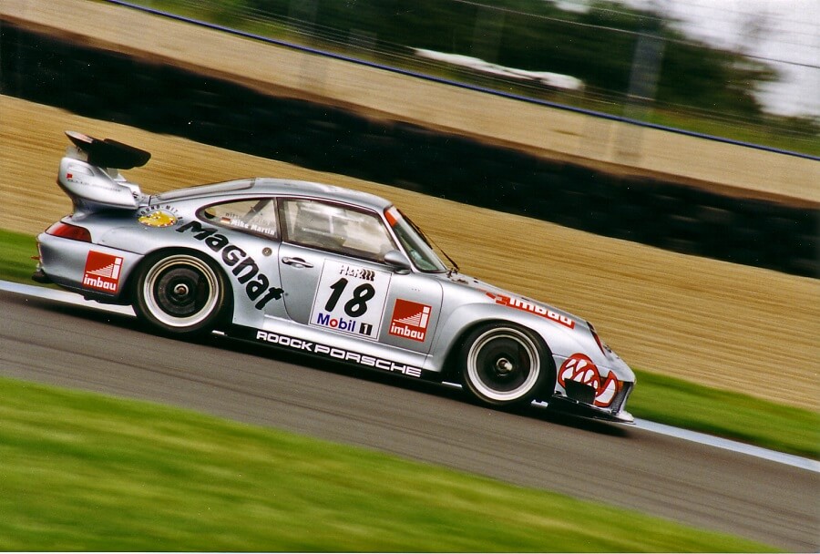 Porsche GT2 Porsche cars on the racing track