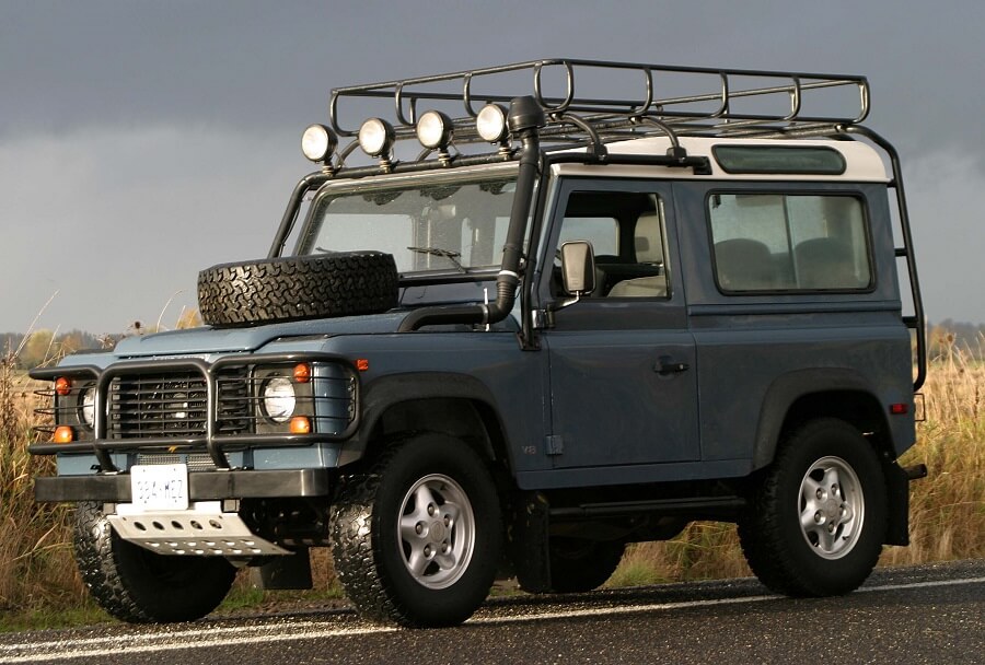 Land Rover Defender, one of the most beloved classic luxury cars