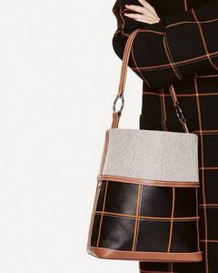 hermes bags canvas leather bucket bag