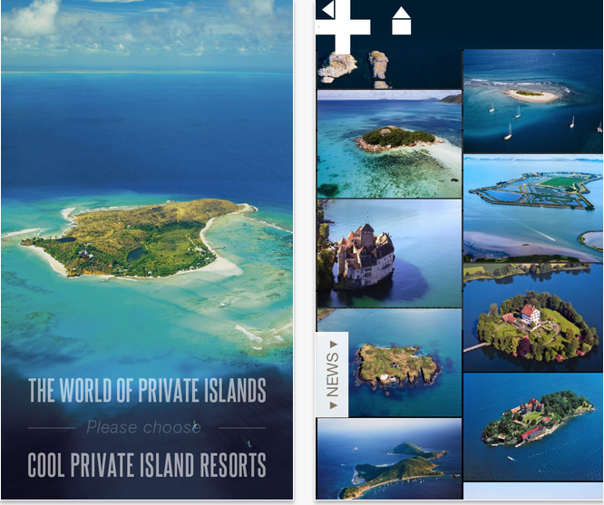 private islands app