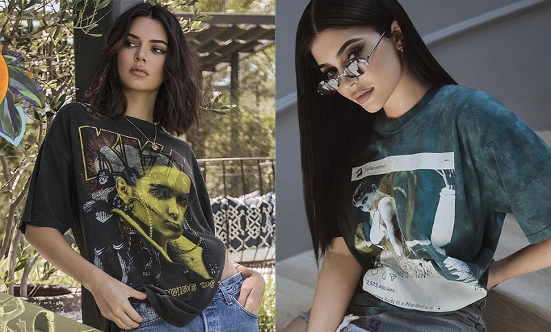 Kendall Kylie Jenner Vintage T-shirts