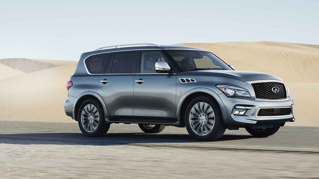 most reliable luxury cars infinit qx80 2017