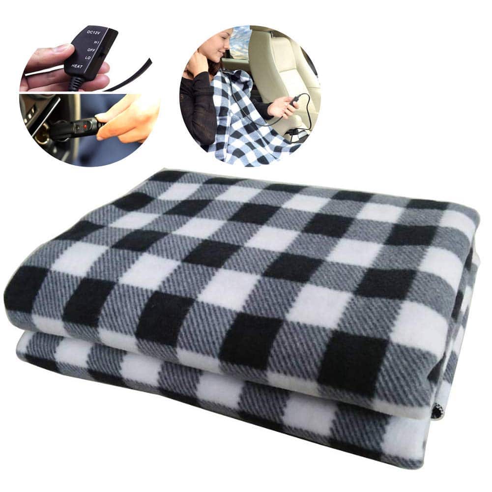 best heating blankets for cars, heated car blanket, car blanket,  electric blanket for car, car blanket
