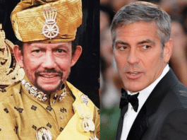 George Clooney, Sultan Hassanal Bolkiah